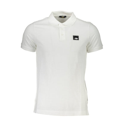 Cavalli Class Bianco Cotton Men Polo 1728,67403481248,Cavalli Class,Clothing,L,M,Men,New with tags,Polo Shirts - T-Shirts - Clothing,T-Shirts - Clothing,White,XL,XXL
