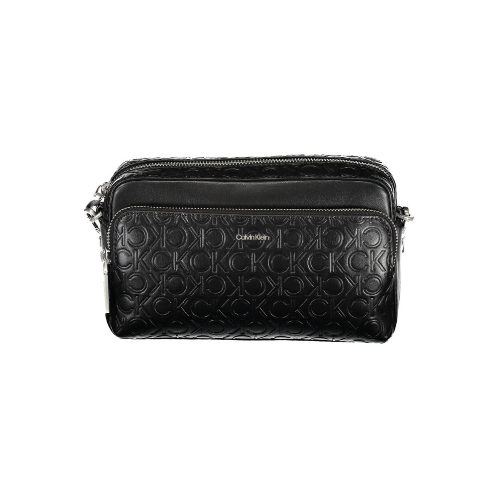 Calvin Klein Black Polyurethane Women's Shoulder Bag