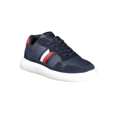 Tommy Hilfiger Blue Polyurethane Men Sneaker