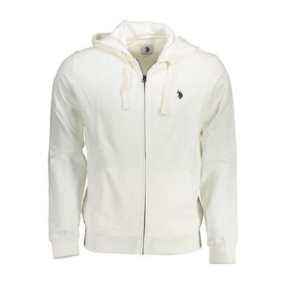 U.S. POLO ASSN. White Cotton Men's Hoodie