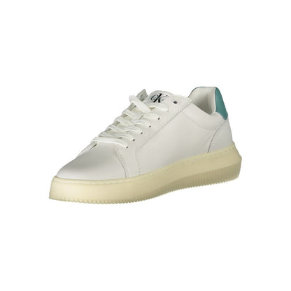 Calvin Klein White Leather Men's Sneaker
