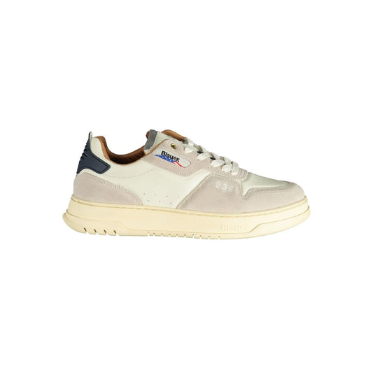 Blauer Bianco Poliuretano Men Sneaker 1728,67403481248,Athletic - Sneakers - Shoes,Blauer,EU41/US8,Men,New with tags,Shoes,Sneakers - Shoes,White