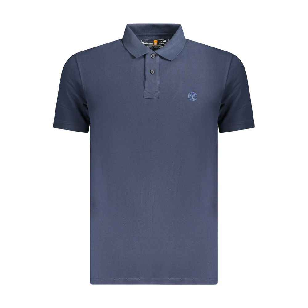 Timberland Blu Cotton Mens Polo