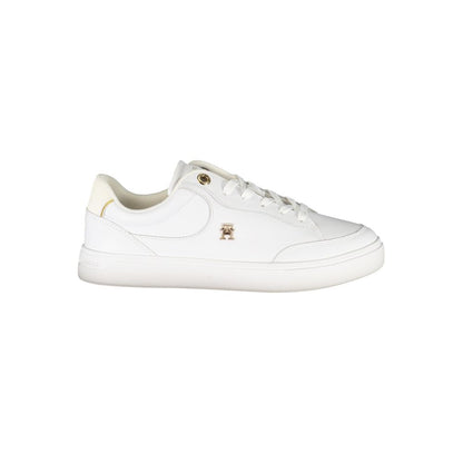 Tommy Hilfiger White Leather Women Sneaker