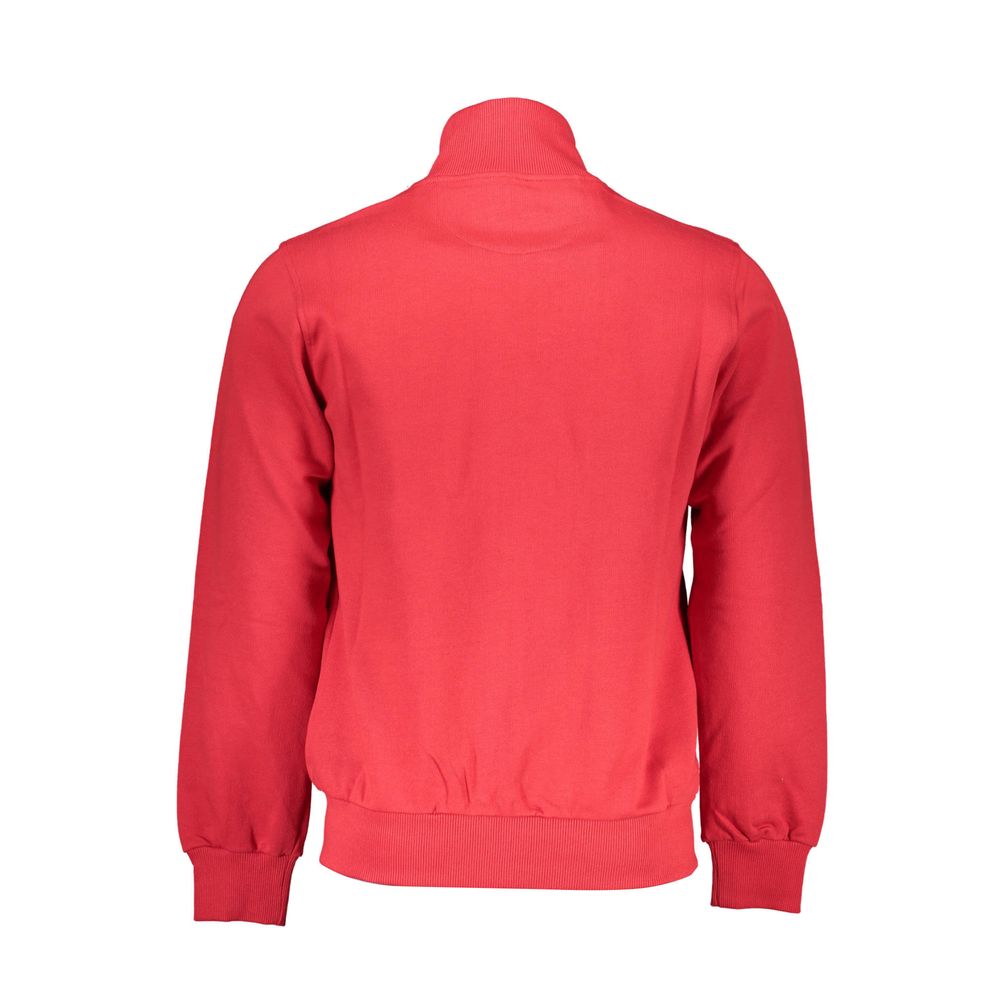 La Martina Rosso Cotton Men Sweatshirt