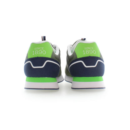 U.S. POLO ASSN. Green Polyester Men's Sneaker