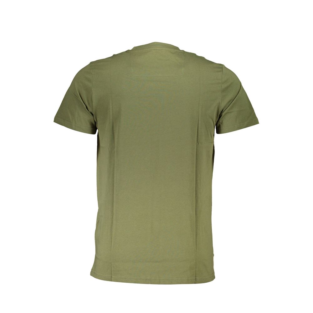Cavalli Class Verde Cotton Men T-Shirt