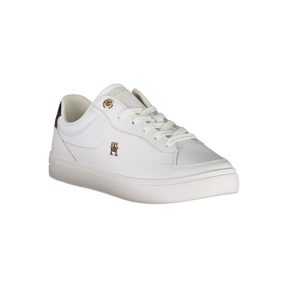 Tommy Hilfiger White Leather Women Sneaker
