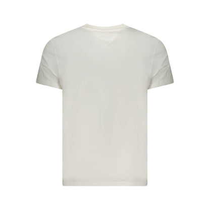 Tommy Hilfiger White Cotton Men's T-Shirt
