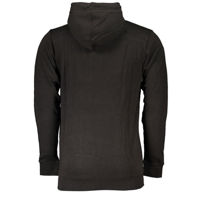 Cavalli Class Black Cotton Men's Hooded Sweatshirt