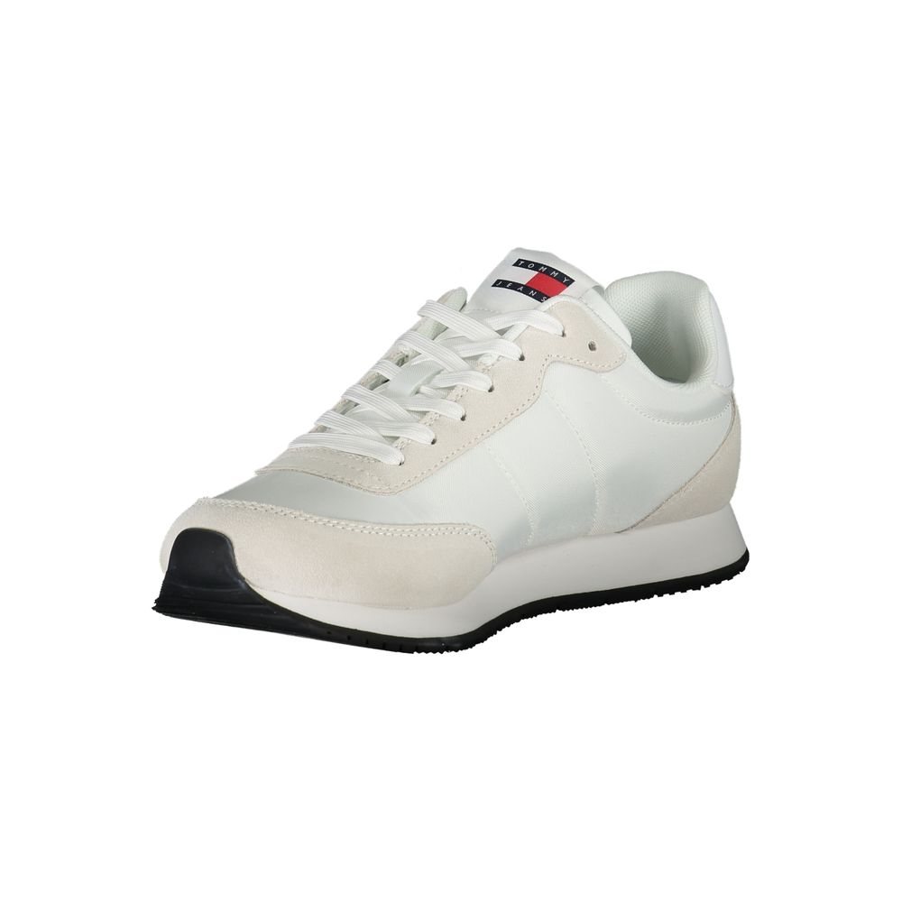 Tommy Hilfiger Bianco Polyester Men Sneaker