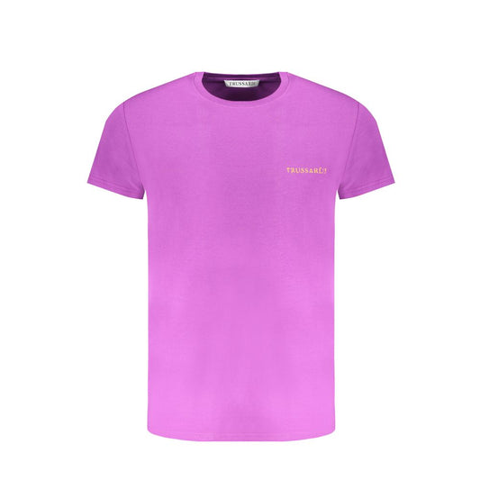 Trussardi Viola Cotton Men T-Shirt