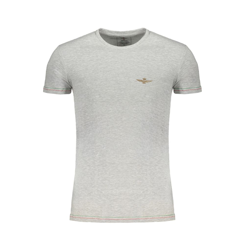Aeronautica Militare Grigio Cotton Men T-Shirt