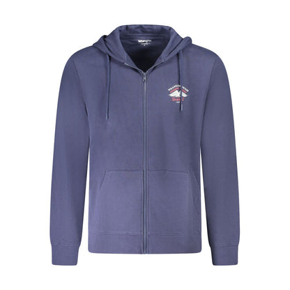 Wrangler Blu Cotton Men's Hoodie