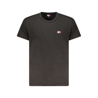 Tommy Hilfiger Black Cotton Men's T-Shirt