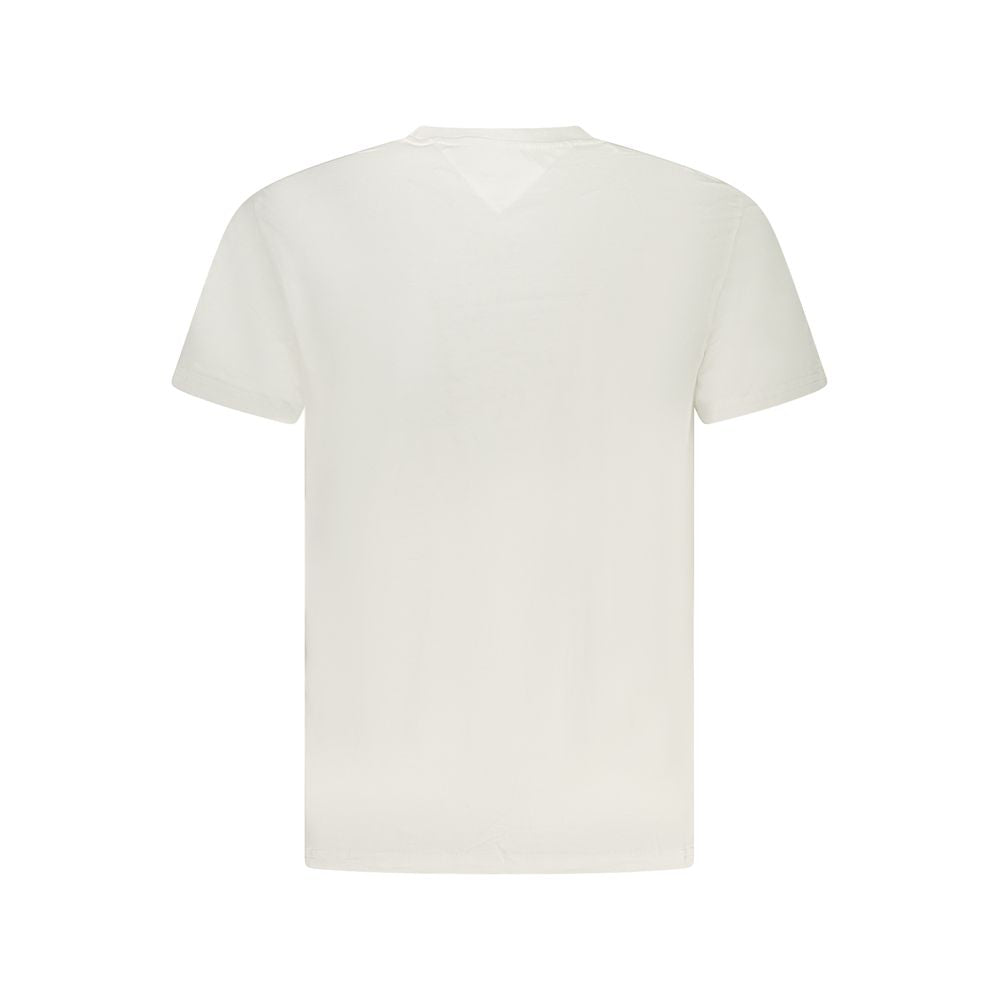 Tommy Hilfiger White Cotton Men's T-Shirt