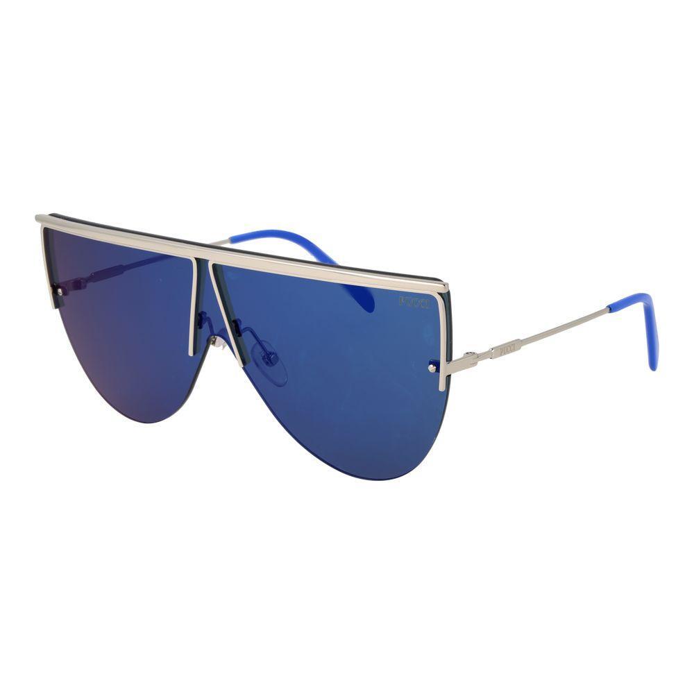 Emilio Pucci Silver Metal Sunglasses
