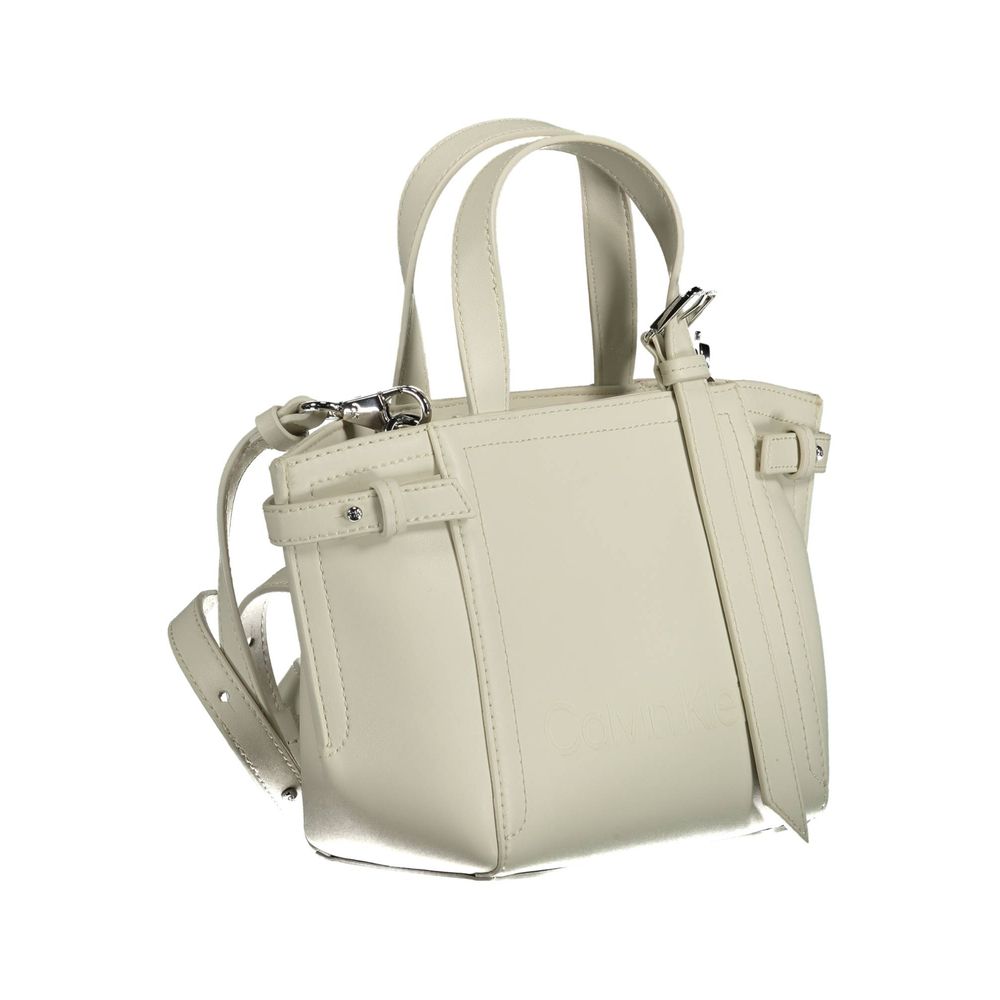 Calvin Klein Bianco Polyester Women Handbag