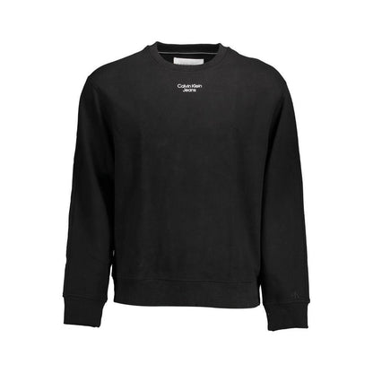 Calvin Klein Black Cotton Men's Sweatshirt