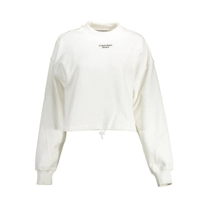 Calvin Klein Bianco Cotton Woman Sweatshirt