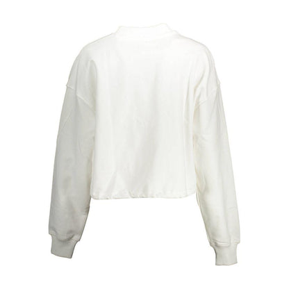 Calvin Klein Bianco Cotton Woman Sweatshirt