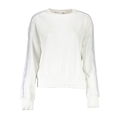 Calvin Klein White Cotton Women Sweatshirt