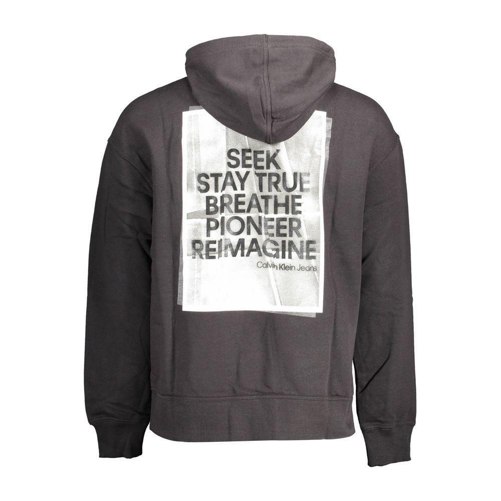 Calvin Klein Black Cotton Men's Hoodie