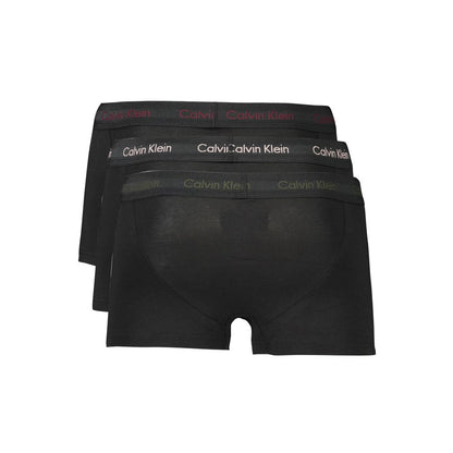 Calvin Klein Black Cotton Men Boxer