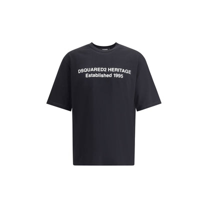 Dsquared² Black Cotton T-Shirt