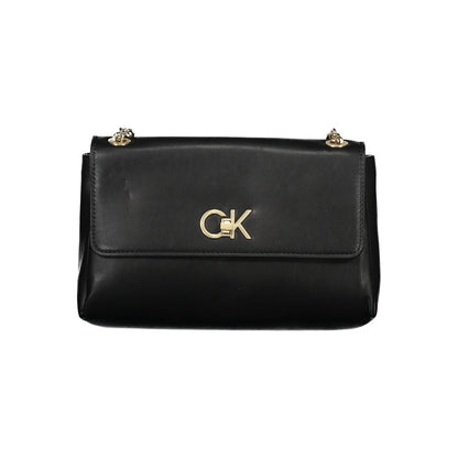 Calvin Klein Black Polyurethane Women's Handbag
