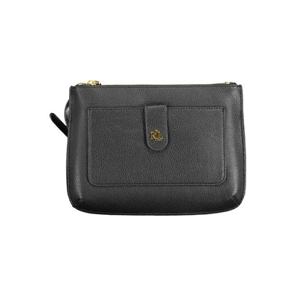 Ralph Lauren Black Leather Women Handbag