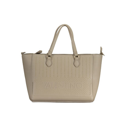 Mario Valentino Beige Polyurethane Women Handbag