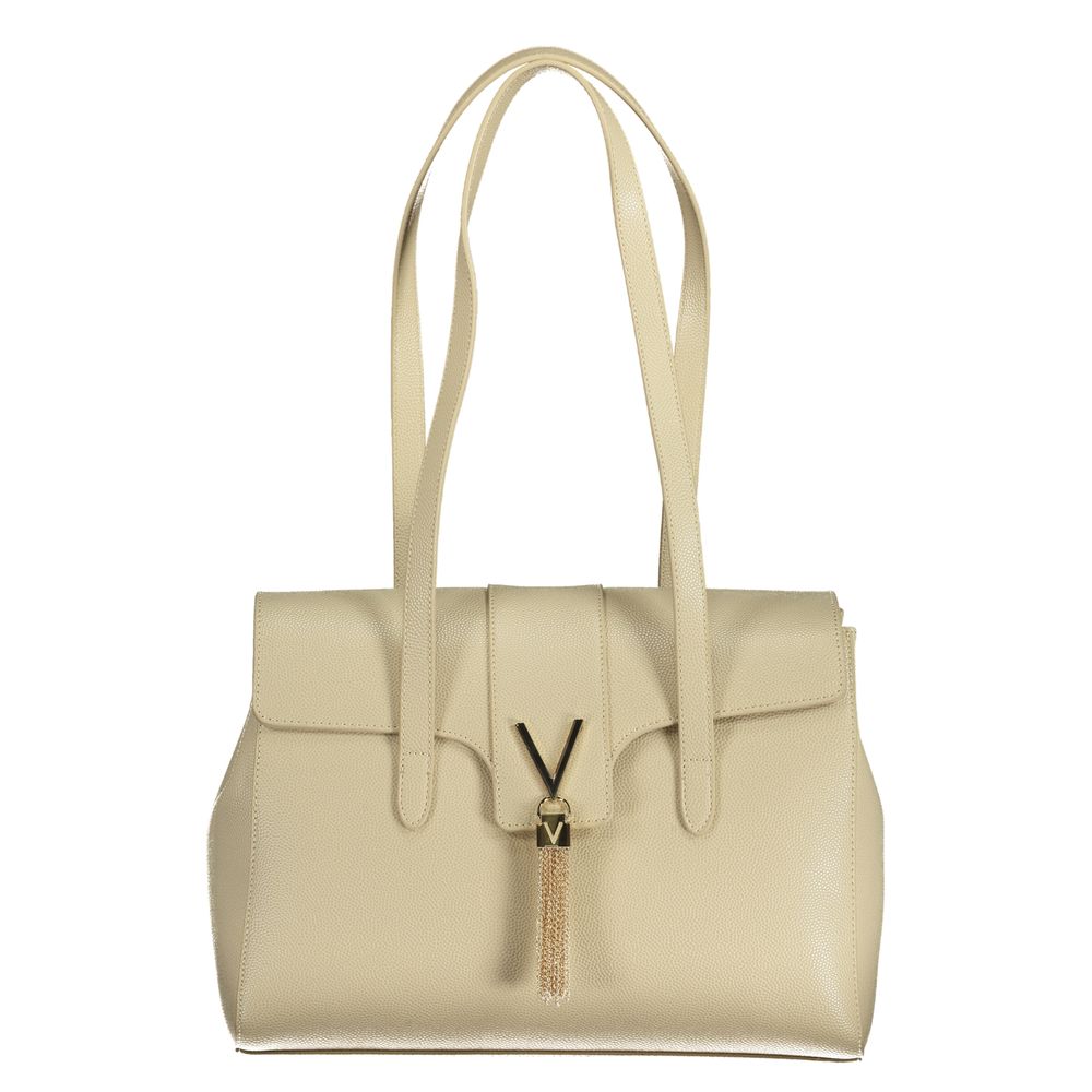 Mario Valentino Beige Polyurethane Women Handbag