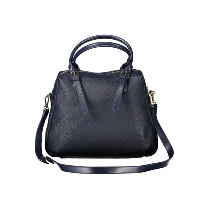 Mario Valentino Blue Polyurethane Women Handbag