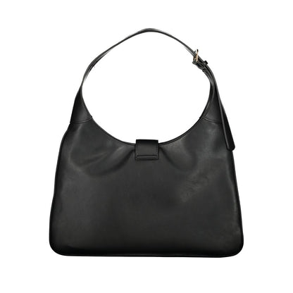 Mario Valentino Black Polyurethane Women Handbag