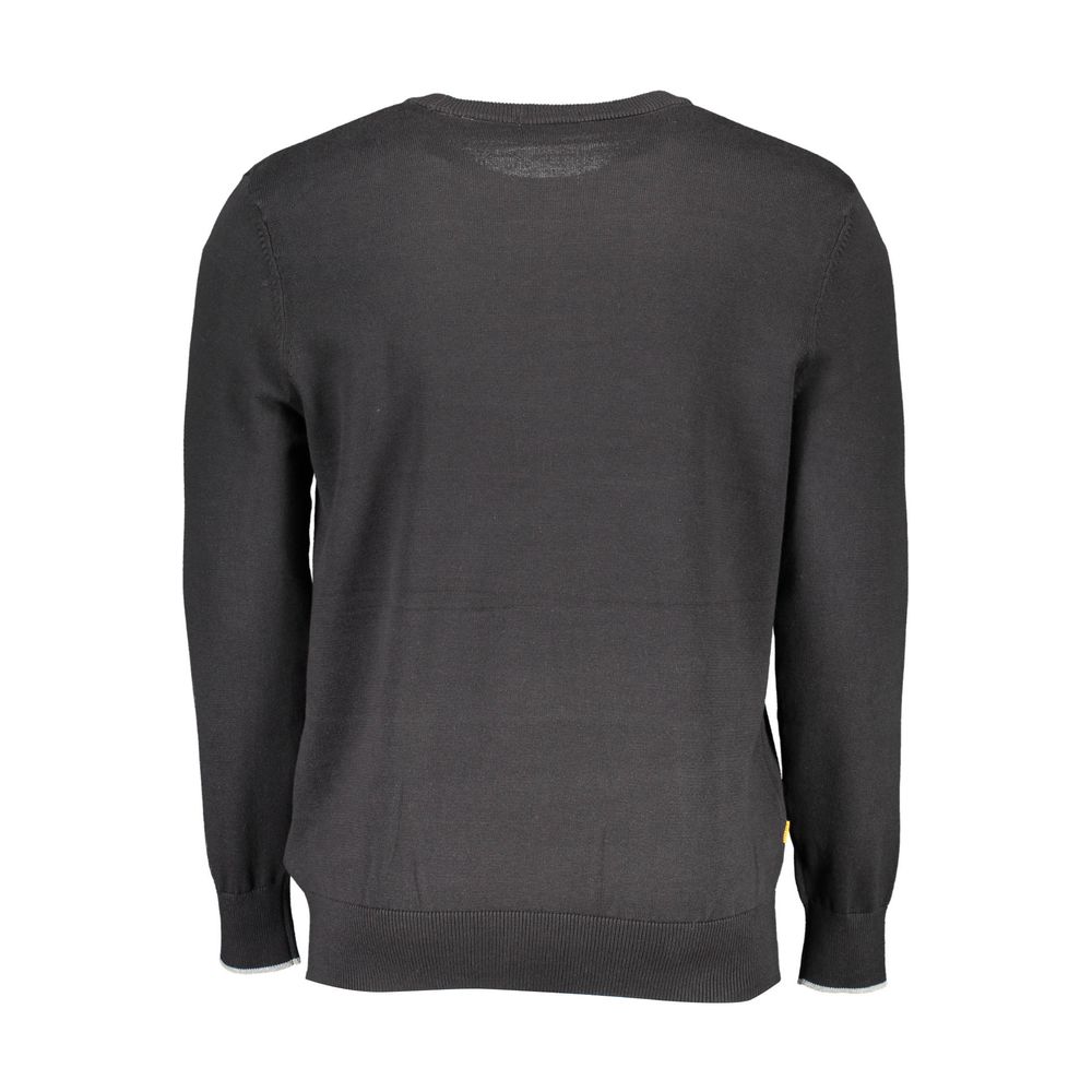 Timberland Black Organic Cotton Men Sweater