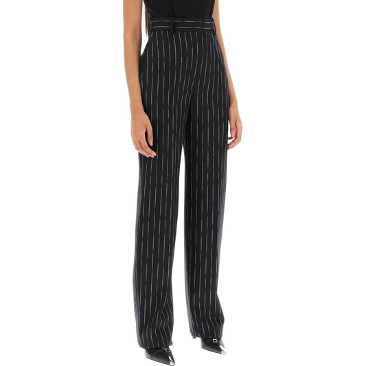 Alexander Mcqueen broken pinstripe trousers Trousers Alexander Mcqueen