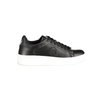 Sergio Tacchini Black Polyurethane Women Sneaker