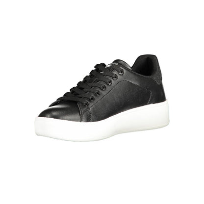 Sergio Tacchini Black Polyurethane Women Sneaker