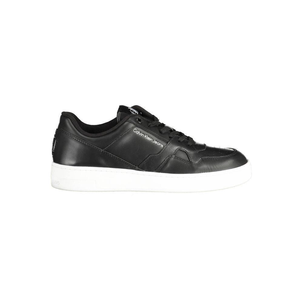 Calvin Klein Black Polyester Men Sneaker