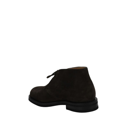 Church's Brown Calf Leather Bos Taurus Lace-Up Boots