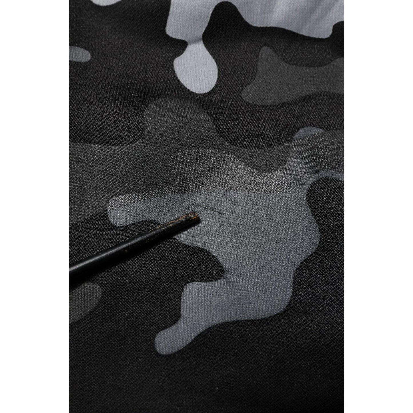 Dolce & Gabbana Black Camouflage Pullover Sweatshirt Sweater