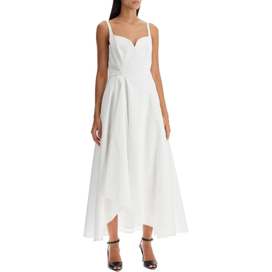 Alexander Mcqueen midi dress with sweetheart neckline Dresses Alexander Mcqueen