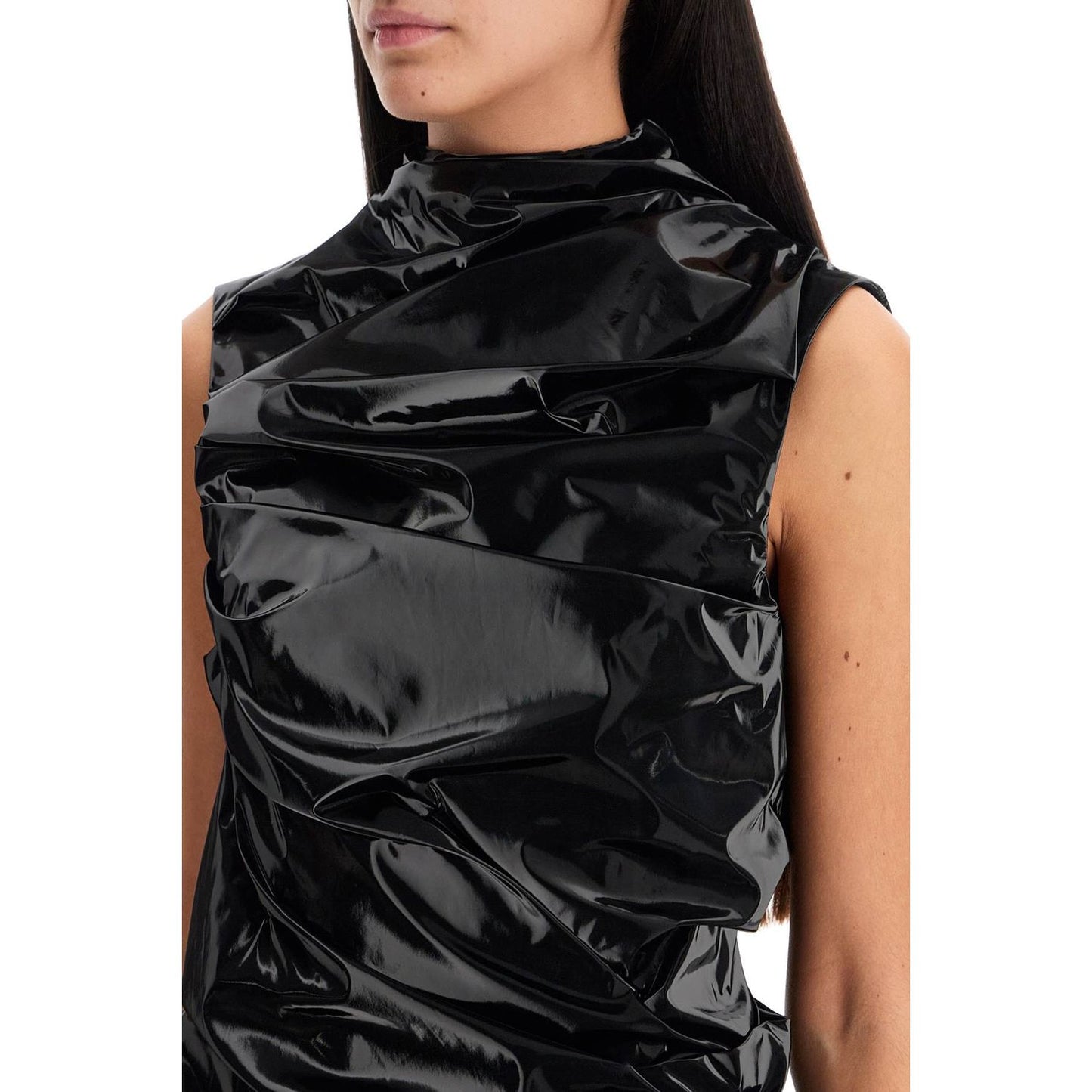 Alexander Mcqueen laminated jersey dress Dresses Alexander Mcqueen