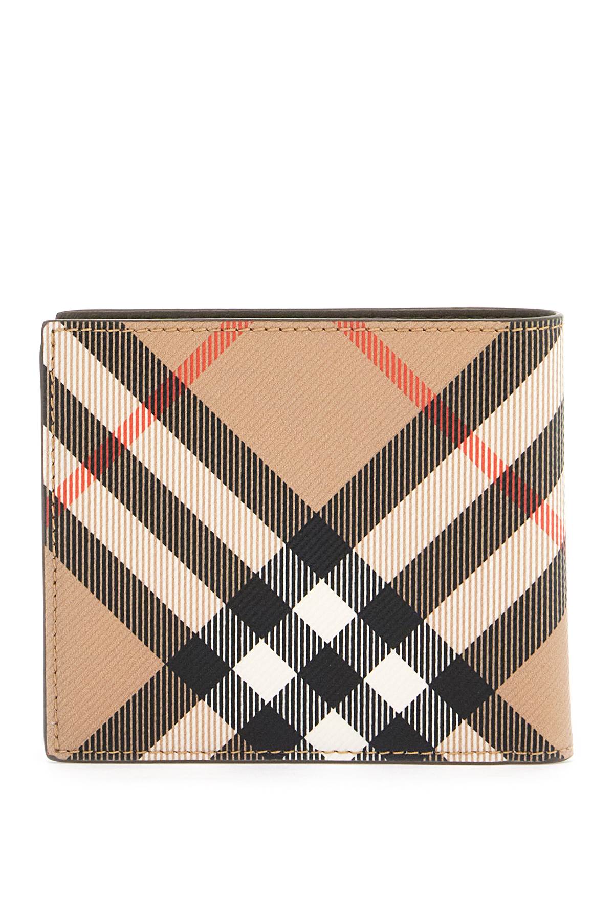 Burberry book wallet in coated canvas bi-fold design Small Leather Goods Burberry