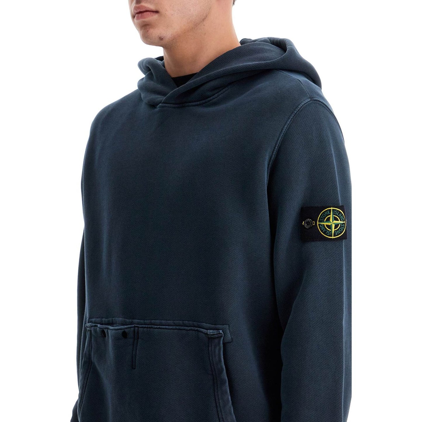 Stone Island organic cotton hoodie with hood Topwear Stone Island