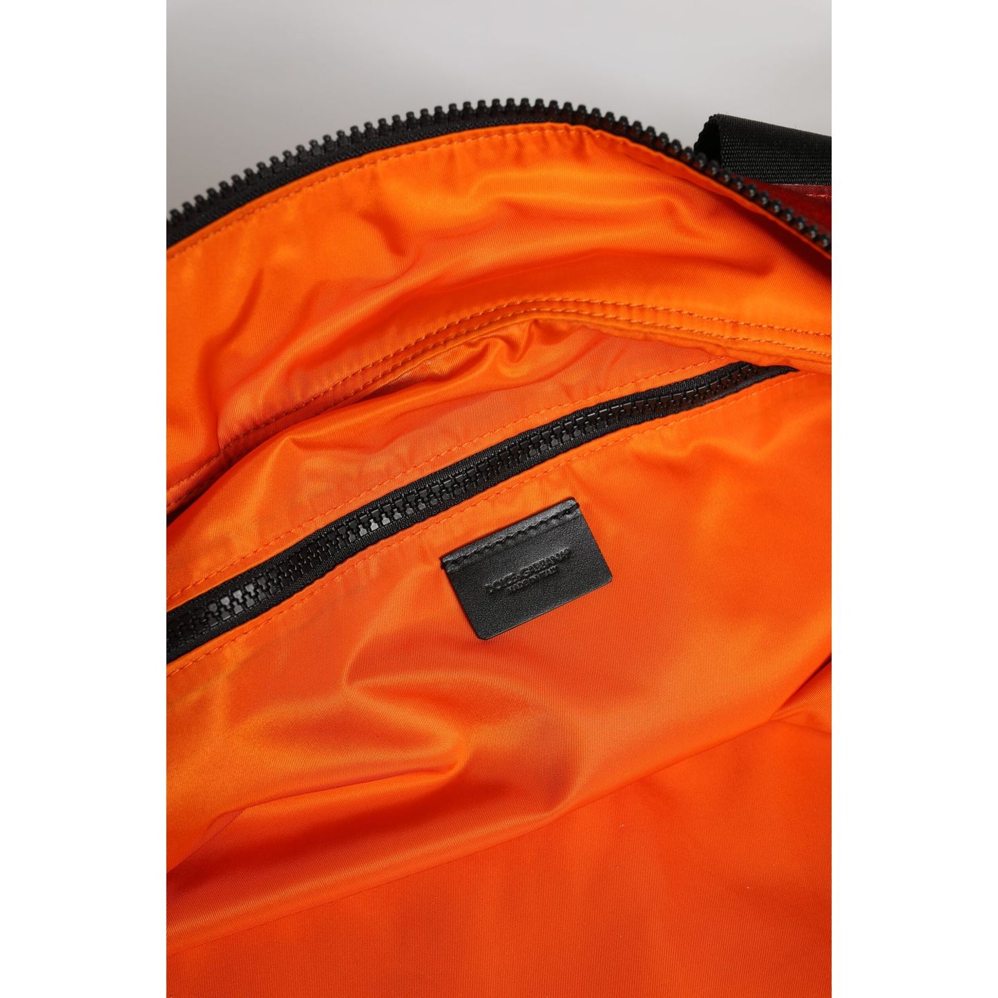 Dolce & Gabbana Red Nylon Hand Shoulder Duffel Travel Bag