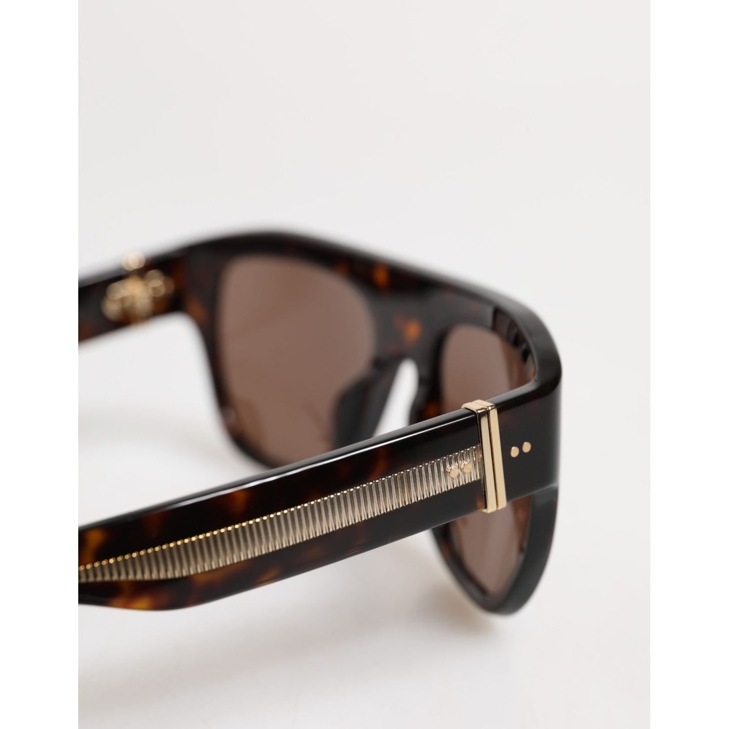 Dolce & Gabbana Dark Brown Havana DG4398F Square Frame Eyewear Sunglasses