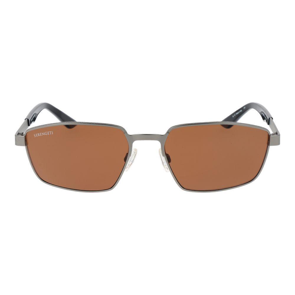 Serengeti Gray Metal Sunglasses