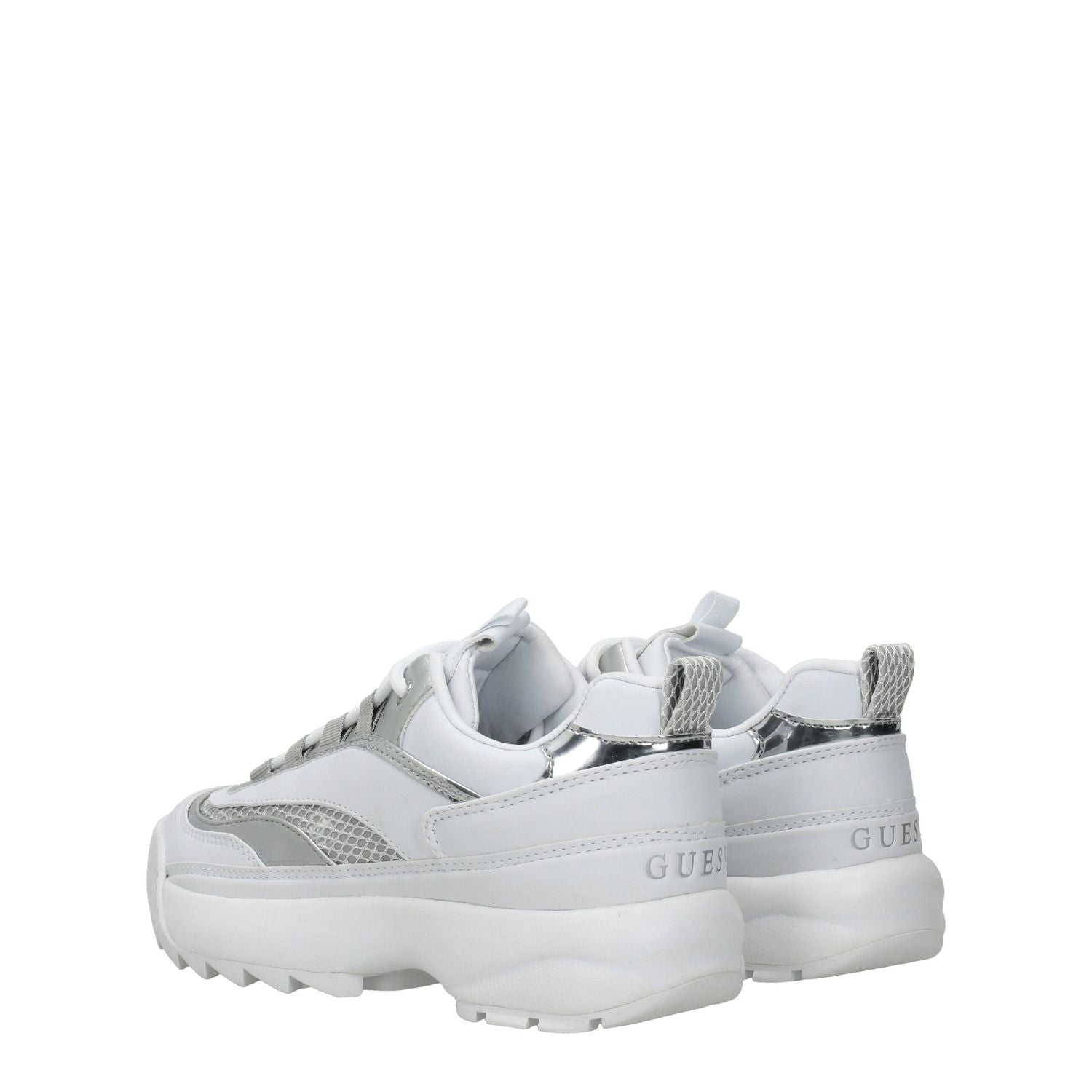 Guess White Polyethylene Chunky Sneakers